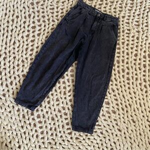 Zara Charcoal Denim Joggers
